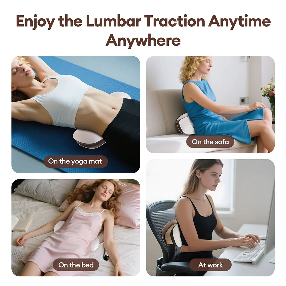4-in-1 Dynamic Lumbar Traction & Back Massager