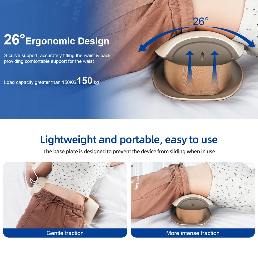 4-in-1 Dynamic Lumbar Traction & Back Massager