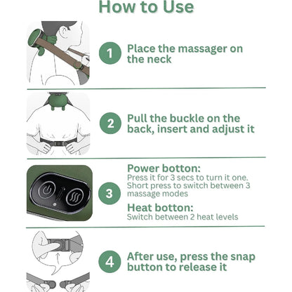 4D Neck & Shoulder Massager with Heat