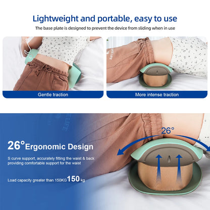 4-in-1 Dynamic Lumbar Traction & Back Massager