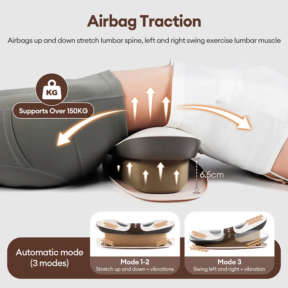 4-in-1 Dynamic Lumbar Traction & Back Massager
